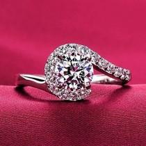 wedding photo -  Buy 2 ct Moissanite Ring | Beautiful engagement rings