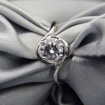 wedding photo -  Buy 1ct Moissanite Wedding Ring