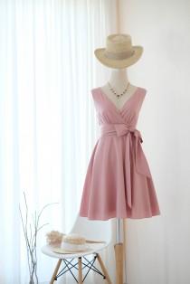 Nude Pink dress Pink nude Bridesmaid dress Pink Vintage dress Wedding guest dress Tea Party dress Pink sundress Anniversary dress wedding photo - Nude Pink dress Pink nude Bridesmaid dress Pink Vintage dress Wedding guest dress Tea Party dress Pink sundress Anniversary dress
