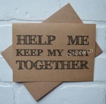 HELP ME keep my sh*t together will you be my PERSONAL attendant card funny bridesmaid card kraft rustic funny sarcastic bridal proposal card wedding photo - HELP ME keep my sh*t together will you be my PERSONAL attendant card funny bridesmaid card kraft rustic funny sarcastic bridal proposal card