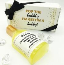 Wedding Party Proposal Maid of Honor Proposal Will you be my Bridesmaid Pop the Bubbly I'm getting a Hubby Proposal Proposal Box Gift wedding photo - Wedding Party Proposal Maid of Honor Proposal Will you be my Bridesmaid Pop the Bubbly I'm getting a Hubby Proposal Proposal Box Gift