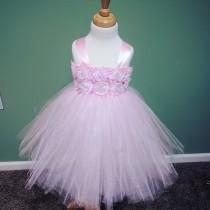Pink Flower Girl Tutu Dress/Pink Flower Girl Dress/Pink Tutu Dress/Toddler Tutu Dress/Birthday Tutu Dress/Princess Tutu Dress wedding photo - Pink Flower Girl Tutu Dress/Pink Flower Girl Dress/Pink Tutu Dress/Toddler Tutu Dress/Birthday Tutu Dress/Princess Tutu Dress