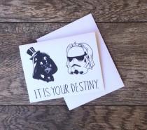 wedding photo - Star Wars Destiny Wedding Card