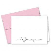 wedding photo - Personalized Folded Note Cards Stationery - Set of 10 with envelopes