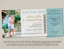 wedding photo - Boarding Pass Ticket Passport Wedding Save the Date Wedding Reception Elope Invitation Card Magnet Destination Nautical Travel