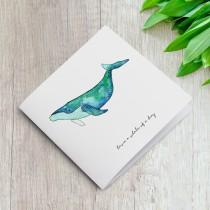 wedding photo - Greeting Card, Birthday Card, Friends Cards, Stationary, Whale Print