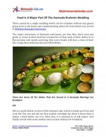 wedding photo -  Food Is A Major Part Of The Kannada Brahmin Wedding