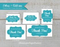 wedding photo - Custom Thank You Card,Photo Thank You,Monogram Thank You,Made To Match,Five Sizes,Five Styles,Personalize,Printed Cards,Envelope