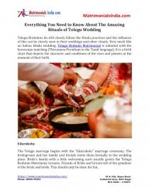 wedding photo -  Everything You Need to Know About The Amazing Rituals of Telegu Wedding