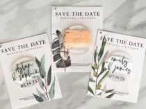 wedding photo - Save the Date Magnet, Modern Save the Date Magnet, Clear Save the Date, Acrylic Save the Date, Custom Save the Date