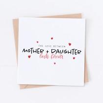 wedding photo - Mother and Daughter Card, Mother's Day Card, Valentines Card, Father and Son Card