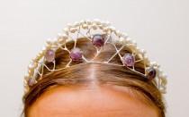 wedding photo - Asymmetrical crown "Princess of the seas"