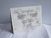 wedding photo - Vintage Travel-Themed Wedding Invitation Suite / Digital Delivery (Printing Available)