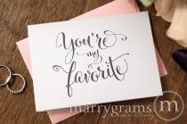 Wedding Card to Your Bride or Groom - You're My Favorite, Adorable Card Perfect for Love, Wedding, Valentine's Day or Anniversary CS07 wedding photo - Wedding Card to Your Bride or Groom - You're My Favorite, Adorable Card Perfect for Love, Wedding, Valentine's Day or Anniversary CS07