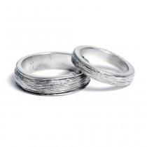 wedding photo - His and Hers 100% Pure Tin Rings Inscribed with 'Ten Years' Perfect 10 Year Anniversary Gift (Pair)