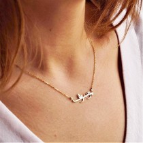wedding photo - Personalized Arabic Name Necklace,Gold Arabic Necklace,Sterling Silver Name Necklace,Minimalist Name Necklace,Personalized Gifts,Mom Gifts