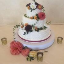 wedding photo - 16" or 18" "Classic White" Wedding Cake Stand / cake plateau
