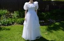 wedding photo - Wedding dress vintage Belle lace dress White cinderella dress