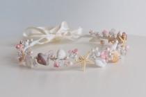 wedding photo - Beach wedding hair accessories Bridal seashell headpiece
