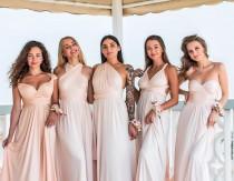 wedding photo - Multiway Maxi Dress, Convertible Bridesmaid Dress, Bridesmaid Multi Wrap Dress, Maxi Infinity Dress, Evening Dress, formal Dress, Maxi Dress
