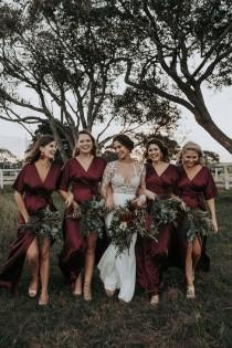 wedding photo - Satin bridesmaid dress, wedding dress, bridesmaid dresses, custom dress, long dress
