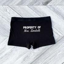 wedding photo - Groom Boxer Briefs for the Wedding Day - Groom Gift from Bride - Funny Groom Gift - Property of The Bride