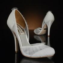 wedding photo - White Wedding Shoes