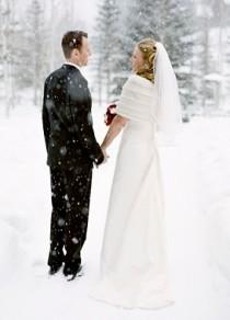 wedding photo - Фото Зимняя свадьба