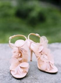 wedding photo - Chic Pale Pink Wedding Sandals 