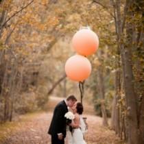 wedding photo - Ballons dans les mariages