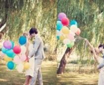 wedding photo - Вдохновленная: Воздушные шары в день свадьбы