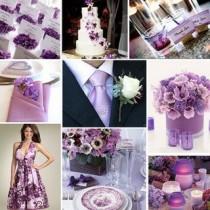 wedding photo - Lavande palette de couleurs de mariage