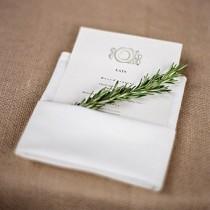 wedding photo - Menü-Karten