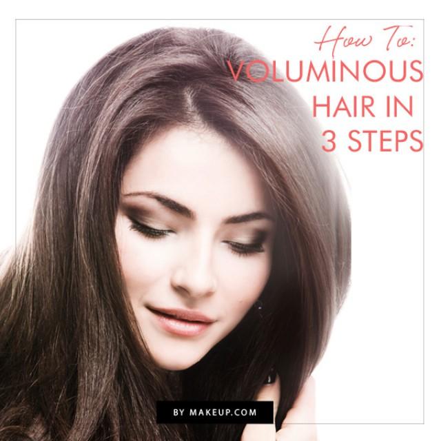 How To: Voluminous Hair In 3 Steps - Weddbook