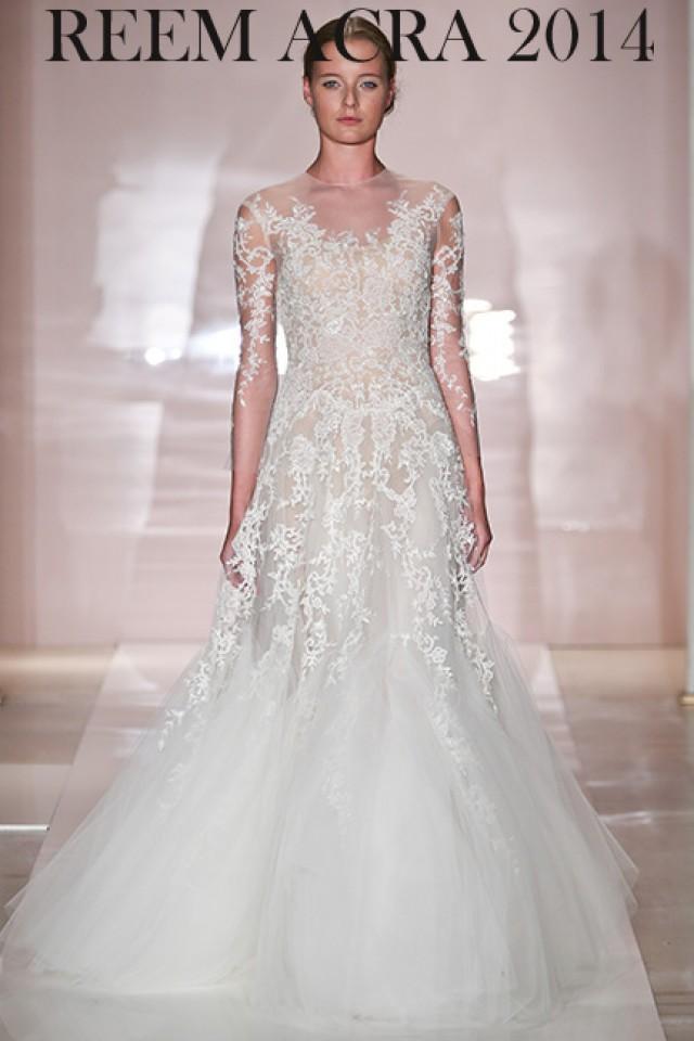 Reem Acra Bridal Fall 2014 - Weddbook