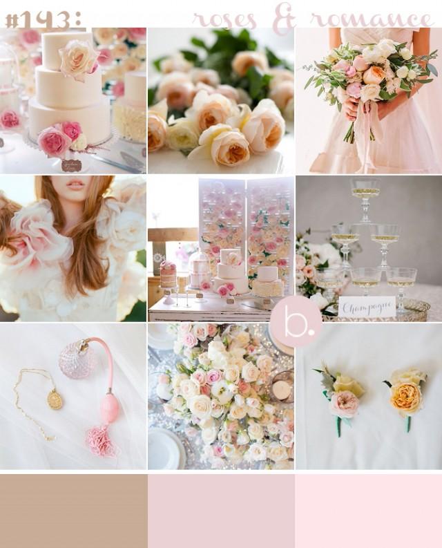 Romantic Pink & Champagne Gold Wedding Inspiration | B.loved Weddings ...