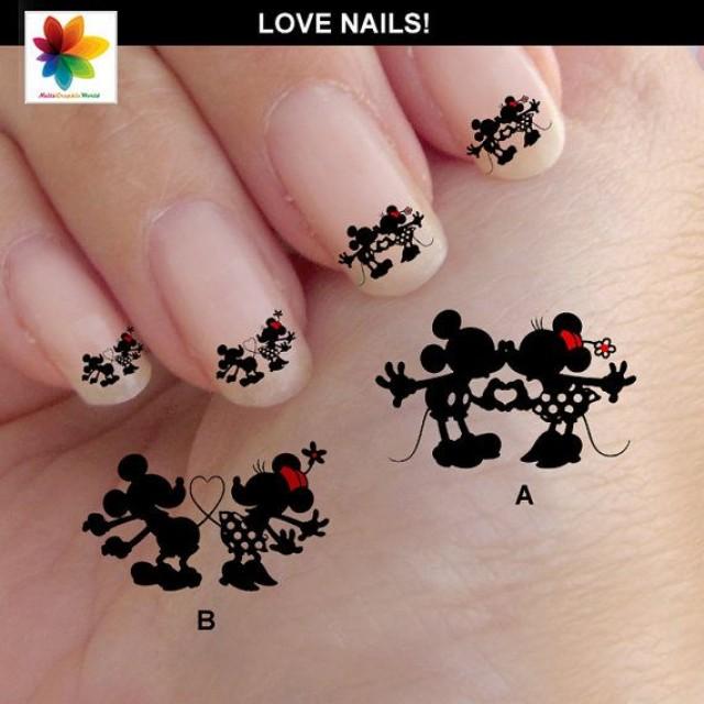 Wedding Ideas Mickey Mouse 2 Weddbook Valentine Day Mouse In Love Disney Nail Art Cartoon Mickey 60 Waterslide Stickers Decal Clear Background
