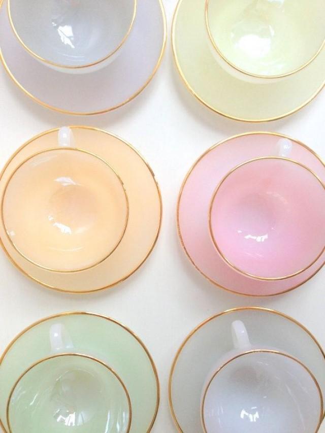 Pastel Wedding - French Pastel Tea Set #2051576 - Weddbook