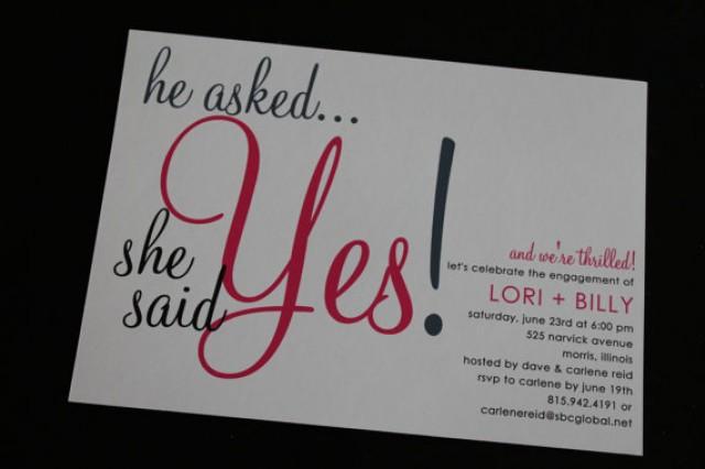 Personalised Engagement Party Invitations 4