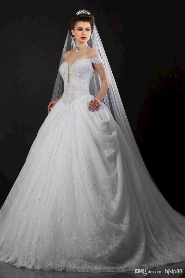Deep V Wedding Dress 5