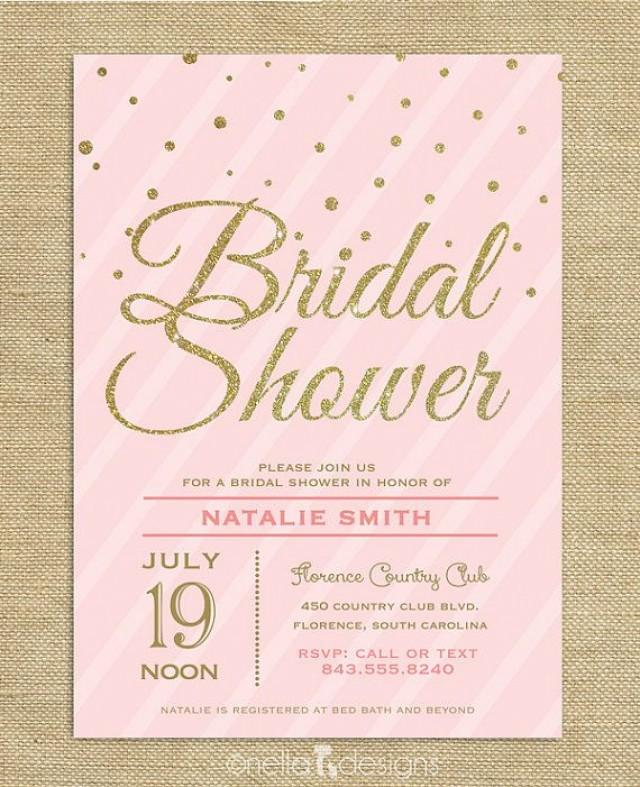 Pink Bridal Shower Invitations 9