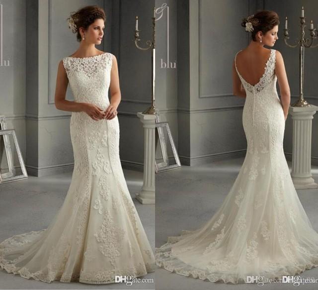 Sheath Mermaid Wedding Dresses 8