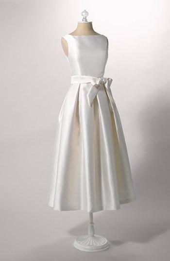 Isaac Mizrahi New York Faille Satin Fit & Flare Dress #2039611 - Weddbook