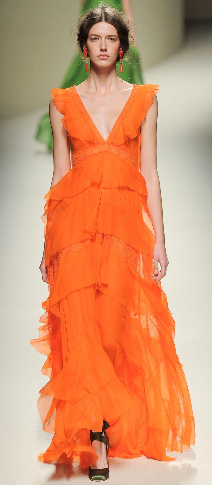 Orange Wedding - Alberta Ferretti, Summer 2014 #2060360 - Weddbook