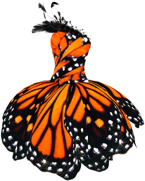Halloween - Monarch Butterfly Dress #2060461 - Weddbook