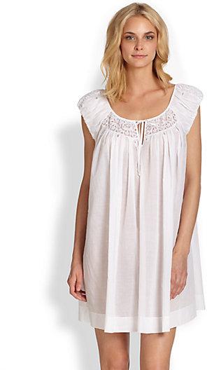 Oscar De La Renta Sleepwear Breezy Short Gown #2153961 - Weddbook