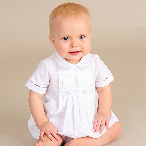 David Cotton Baby Boy's Christening, Baptism Or LDS Blessing Outfit ...