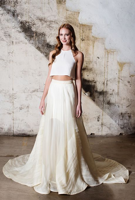 Tara LaTour Wedding Dresses Fall 2015 Bridal Runway Shows Brides.com ...