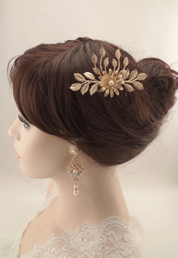 Gold Vintage Hair Accessories 5