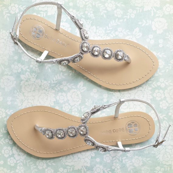 Something Blue Sole Wedding Sandals For Beach Destination Wedding With ...